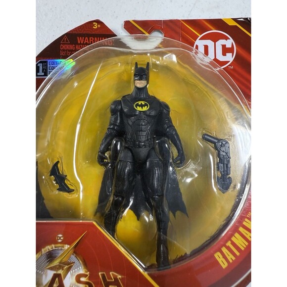DC The Flash Movie 4 inch Action Figure- Batman 1st Edition - Picture 2 of 4